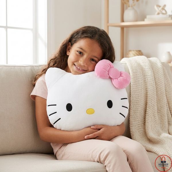 Плюшевая детская подушка Хелло Китти (Hello Kitty) 27 см. 0154 фото