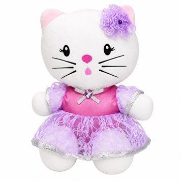 Мягкая игрушка котик (большой плюшевый котенок) 29 см. 0152 фото