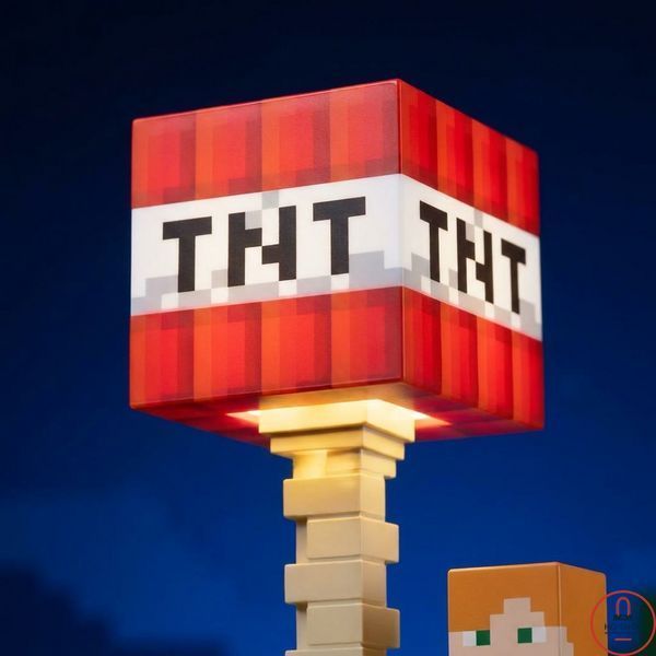 Нічник Майнкрафт (світильник Minecraft) 18 см. &laquo;TNT&raquo; 0147 фото