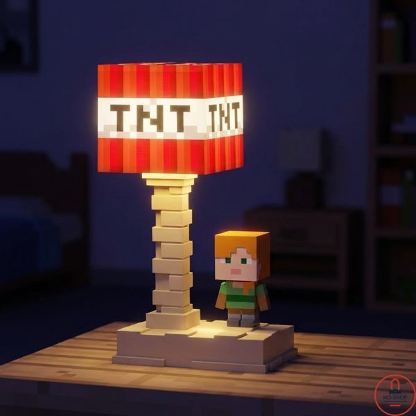 Нічник Майнкрафт (світильник Minecraft) 18 см. &laquo;TNT&raquo; 0147 фото