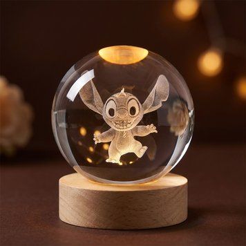 Детский светильник Стич (ночник Stitch) 3D 0058-9 фото